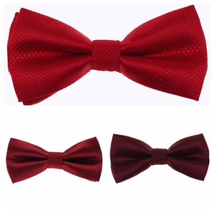 Corbata de Moño Escolar Sólida para Niños, Corbatas de Moño Rojas Económicas - Product Image 4