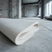 Feutre de laine blanc - Feutre respirant, imperméable et très épais pour doublure de couverture, chaussures et doublures de four artisanales