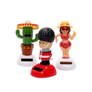 Soldado Cactus, Decoración para el Tablero del Auto, con Energía Solar, Baila y Mueve la Cabeza, Adornos Lindos para Autos de Chicas, Accesorios de Auto de Dibujos Animados - Product Image 4