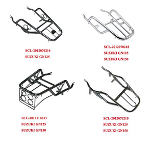 Chrome mạ xe Máy Hành lý giá đuôi hộp phía sau <span class=keywords><strong>Carrier</strong></span> Cargo cho GN150 <span class=keywords><strong>GN125</strong></span> cơ thể hệ thống sản phẩm - Product Image 2