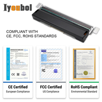 Cabezal de impresión compatible con impresora de etiquetas térmicas Zebra ZT111/ZT211/ZT231 de 203 dpi (PN: P1123335-056)