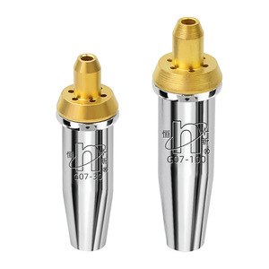 Changzhou Hengxin G07-30 100 Cutting Torch Propane Nozzle Stainless Steel Liquefied Gas Cutting Plum Blossom Nozzle - Product Image 1