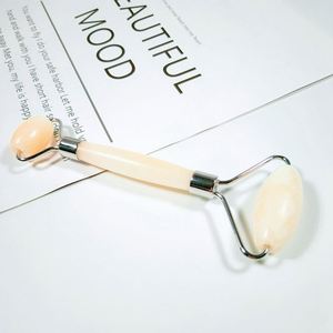 Pierre de Guasha et rouleau de jade jaune personnalisés avec logo HY Gem Private Label pour la beauté du visage et le bien-être, en cristal. - Product Image 1