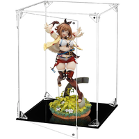 Vitrine acrylique transparente pour assembler des boîtes de présentation, des figurines et des objets de collection, offrant une protection contre la poussière