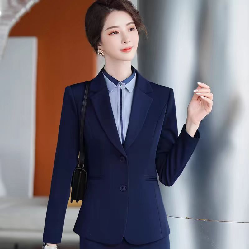 Dark blue suit