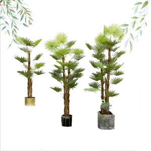 Decoración realista para el hogar plantas artificiales bonsái de alta calidad árbol artificial de interior 60cm <span class=keywords><strong>Chrysalidocarpus</strong></span> <span class=keywords><strong>Lutescens</strong></span> - Product Image 3