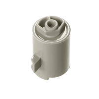 Boîte de rangement pour voiture avec couvercle rabattable, amortisseur à fermeture douce, accessoire intérieur de véhicule, gris, silencieux, anti-choc, axe de positionnement