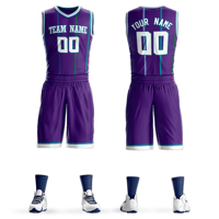 Tenues de basketball personnalisées, maillots de basketball performants, vêtements de hip-hop, lettres et numéros brodés pour les fans