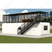 Petite maison maison mobile maison de travail bureau Pod Apple cabine 20 pieds 40 pieds extérieur moderne populaire maison préfabriquée