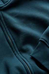 Custom Logo <strong>Cropped</strong> <strong>Zip</strong> <strong>up</strong> <strong>Hoodie</strong> Women Oversized Balloon Sleeve Ribbed Hem Heavyweight Fleece Gym Athletic <strong>Hoodie</strong> Wholesale OEM - Product Image 5
