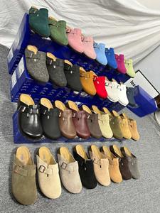 Vente en gros : Meilleures sandales confortables pour hommes Birkens, été-automne, sabots en cuir, mules antidérapantes en caoutchouc, bout ouvert, plates, Bostones - Product Image 6