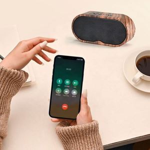 Retro <b>Mini</b> Bluetooth <b>Speaker</b> with Card Slot - Portable, Custom Logo, Ideal for Promotional Gifts and More - Product Image 3