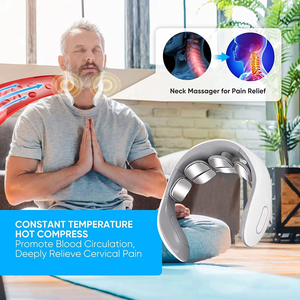 Hot New thông minh sạc xách tay u-loại điện tử xung để làm giảm mệt mỏi và thúc đẩy lưu thông máu cổ massager - Product Image 4