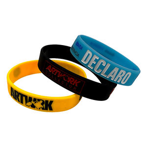 Personalisierte Individuelle Silikon-Armbänder Ihre Eigenen Gummi-Armbänder Mit Botschaft oder Logo, Silikon-Armband - Product Image 6