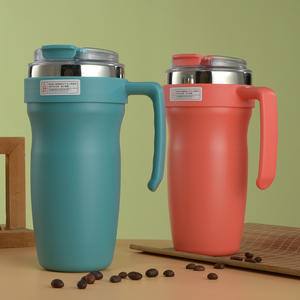 Gobelet isotherme élégant avec paille, durable pour le camping, les voyages et le travail - Product Image 4