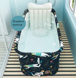 Bañera plegable portátil ligera, forma rectangular, promocional - Product Image 4