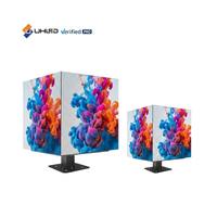 Affichage LED couleur plein format en forme de cube magique à 4 faces haute luminosité pour publicité extérieure avec SDK pour magasin de détail P2.5