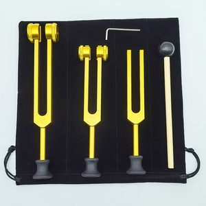 Sets de diapasons de guérison des chakras Solfeggio sacrés avec sac – Outils de thérapie sonore, de vibration et de musique pour le yoga - Product Image 2