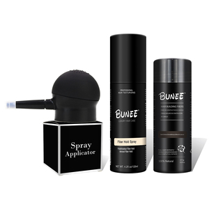 Fibras Capilares Orgánicas Bunee en Aerosol para Engrosar el Cabello, Aplicador en Spray, OEM - Product Image 2