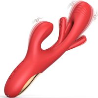 Vibrateur clitoridien à succion en silicone souple, étanche IPX7, rechargeable par USB, 10 fréquences, en latex, bruit <40dB, pour femmes, stimulation des mamelons