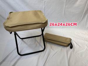 Custom Logo Printed Steel Outdoor Camping Portable <b>Folding</b> Chair <b>Stool</b> Seat for Fishing and Hiking - Product Image 2