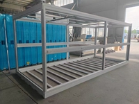 Kits de construction de maisons conteneurs préfabriquées en acier de 20 et 40 pieds, personnalisables, directement de l'usine