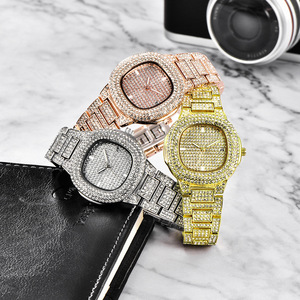2021 <span class=keywords><strong>orologi</strong></span> Hip Hop con zirconi cubici e Micro pavimentati alla moda ghiacciati per gioielli da <span class=keywords><strong>uomo</strong></span> - Product Image 1