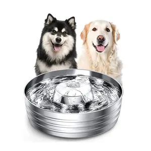 Automatic Stainless Steel Cat Fountain Dog Water Drinker Electronic Pet Water Dispenser Dog Drinking Pet Manufacturer