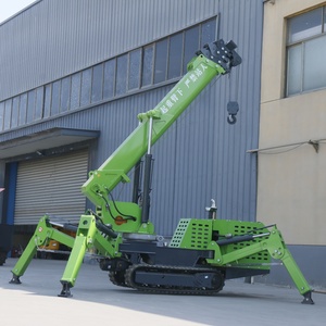 Prix usine nouvelle grue araignée personnaliser hydraulique grue araignée sur chenilles télescopique stabilisateur Mini grue araignée Mobile à vendre - Product Image 1