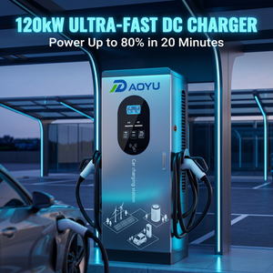 Station de recharge rapide pour véhicules électriques professionnelle 800*800 120 kW DC, double connecteur, facturation intelligente OCPP, EVSE pour les entreprises de recharge commerciale - Product Image 5