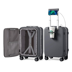 Fabricant de bagages chinois, bagages élégants, <span class=keywords><strong>valise</strong></span> rigide en <span class=keywords><strong>polycarbonate</strong></span> avec cadre en <span class=keywords><strong>aluminium</strong></span> et port de charge - Product Image 6