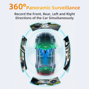 กล้องติดรถยนต์แบบซ่อน 4 ช่องทาง 360 องศา พร้อม WiFi 5G บันทึกภาพหน้า-หลัง ความละเอียด 2K มองเห็นในเวลากลางคืน กล้องบันทึกภาพรถยนต์สำหรับรถทุกรุ่น - Product Image 3