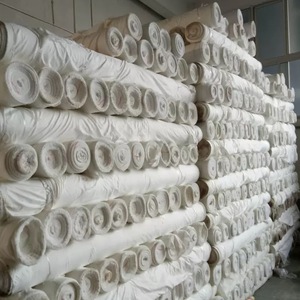 Nhà Máy Giá Nguyên Trắng Nặng Bông Vải Vải 16Oz Dệt Kỹ Thuật Đồng Bằng Nhuộm Cho Bộ Đồ Giường Bao Gồm Trống Vải Dây Kéo Túi - Product Image 5