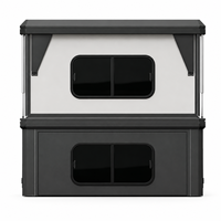 Bantrek - Camper Rectangular Resistente de Aleación de Aluminio para Camioneta, Impermeable, para 3-4 Personas, para Viajes de Larga Distancia