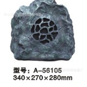 ลำโพงเรซิ่นสโตนกันน้ำสำหรับภายนอกอาคาร 220V สเตอริโอ พร้อมไฟสวน - Product Image 4