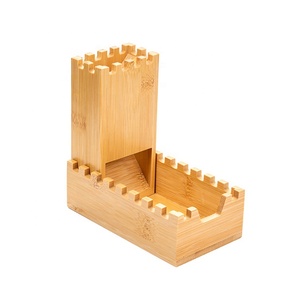 Torre de Dados Profesional de Bambú para Torneos, Campañas de D&D y Jugadores de Juegos de Mesa Exigentes - Product Image 3