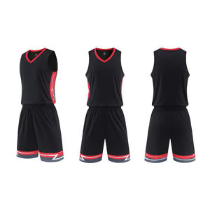 DOVEARK Personalizado Nombre y Número Logotipo del Equipo 160G 100.0% Poliéster Cuello en V Verano Hombres Baloncesto Deportes Uniforme Ropa Jerseys Conjuntos - Product Image 6