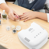 Sèche-ongles et polymérisateur UV LED CMNAIL 80W avec minuteur portable, matériau ABS+PC, modèle CM-P30 pour usage domestique, manucure rapide au gel UV