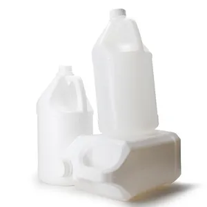 1 Gallon Big Hdpe Plastic Juice Bottle Milk Bottle With Handle For Drinks Water Wholesale