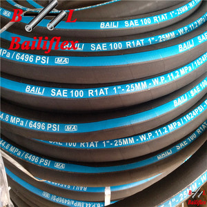 Top Qualité Usine <span class=keywords><strong>Garantie</strong></span> <span class=keywords><strong>À</strong></span> <span class=keywords><strong>Vie</strong></span> Tressé 2 Pouces Huile <span class=keywords><strong>Gaz</strong></span> Eau Air Hydraulique <span class=keywords><strong>Tuyau</strong></span> En Caoutchouc SAE 100R1AT <span class=keywords><strong>Tuyau</strong></span> Haute Pression - Product Image 1