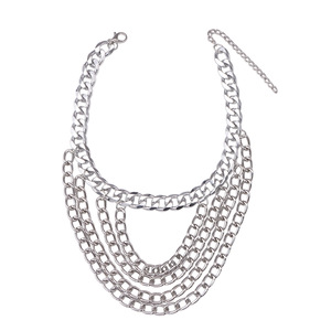 Fashion <b>Anklet</b> Stainless Steel <b>Gold</b> Chunky Chain Multi Layered For Women Party Foot Ornament - Product Image 5