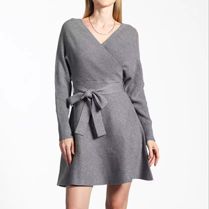 Accio V-Neck Sweater Dress with Belt: Find Your Perfect Match Instantly Accio V-Neck Sweater Dress with Belt: Find Your Perfect Match Instantly
