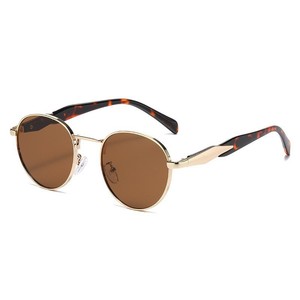 <b>Round</b> Metal <b>Frame</b> <b>Sunglasses</b> UV400 Women Fashion Sun Protection Adult 2025 - Product Image 4