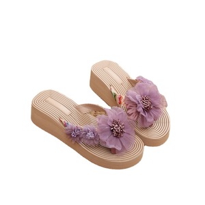 Espadrillas <span class=keywords><strong>con</strong></span> Cinturini Incrociati in <span class=keywords><strong>Paglia</strong></span> da Donna <span class=keywords><strong>con</strong></span> Zeppa Spessa Stile Etnico Estivo per Viaggi all'Aperto <span class=keywords><strong>Infradito</strong></span> - Product Image 5