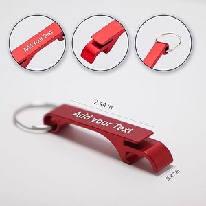 100PCS Décapsuleurs Porte-clés Personnalisés, Décapsuleurs Porte-clés avec Logo et Texte Gravés sur Mesure en Gros - Product Image 4