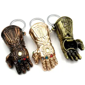 The Endgame Boss superhero keychain Power Gauntlet Key Chains Pendant Keyring For Movie Fans Souvenir Toy Gift Accessories