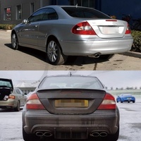 Kit carrosserie pour Mercedes-Benz CLK-Class W209 AMG Pare-chocs avant et arrière Calandre Jupes latérales Feux antibrouillard Kit carrosserie complet 2004-2006