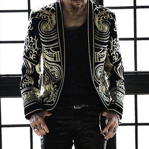 <span class=keywords><strong>2021</strong></span> chaquetas de otoño e invierno para hombres de moda europea y americana, abrigo ajustado estampado para hombres más vendido para hombres - Product Image 2