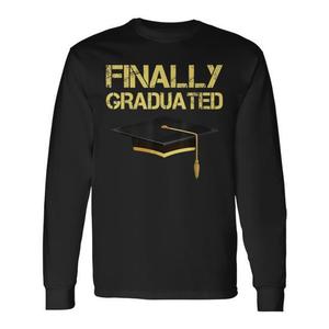 Maglietta a maniche lunghe per laureati e studenti in occasione della laurea - Product Image 1