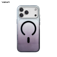 Coque VAWI B571 Scintillante à Effet Changeant pour iPhone 17 18 Pro et Pro Max 2500Gs 2.9mm PC TPU avec Protection d'Objectif Perlée et Boutons OEM Marque Privée